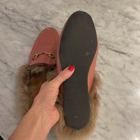 Authentic Pink Gucci Princetown loafers💕 - Picture 5 of 6